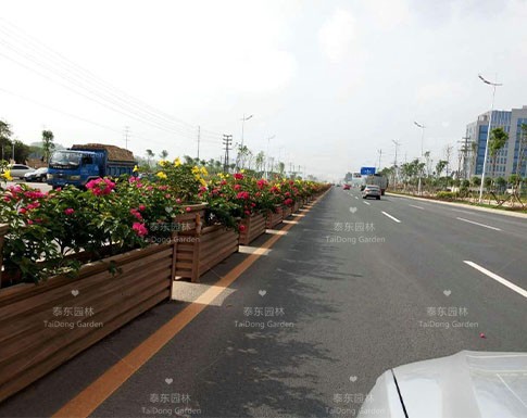 道路花箱護欄
